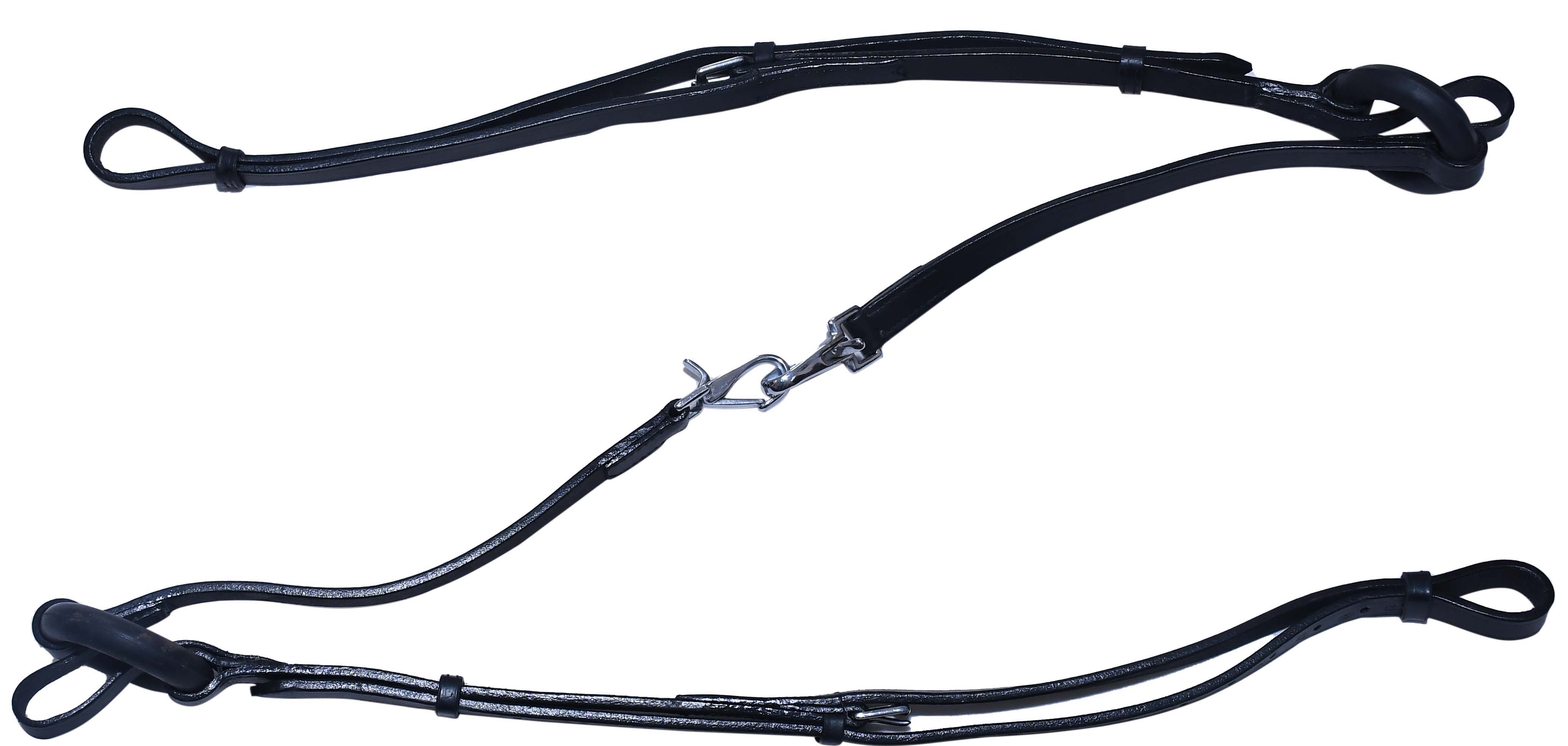 LEATHER SIDE REINS -  (LSRE-5000)