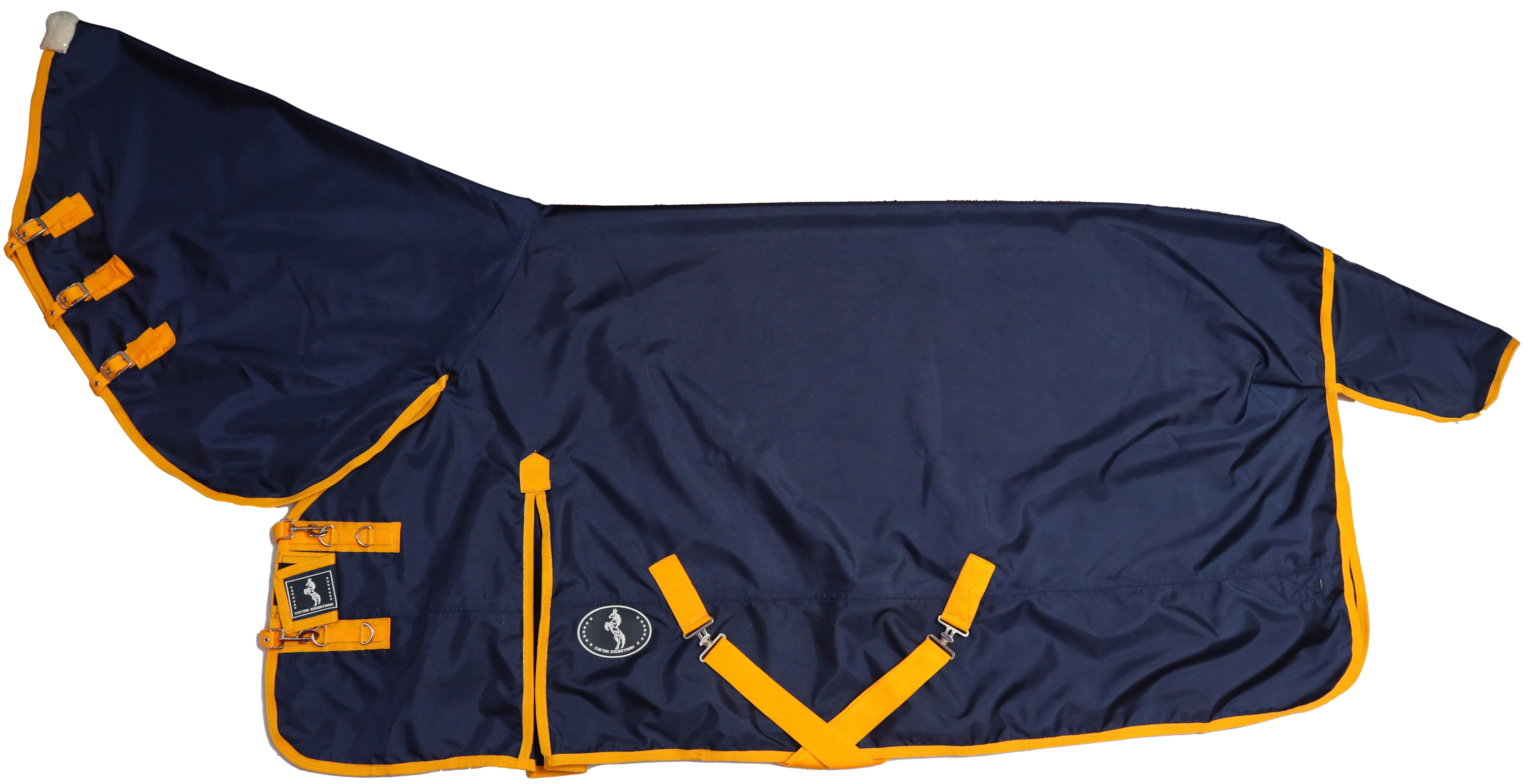 COMBO RAIN SHEET NAVY BLUE YELLOW - (109-5005)