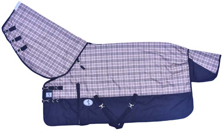 WINTER TURNOUT RUG WITH DETACHABLE HOOD - (105-5006)