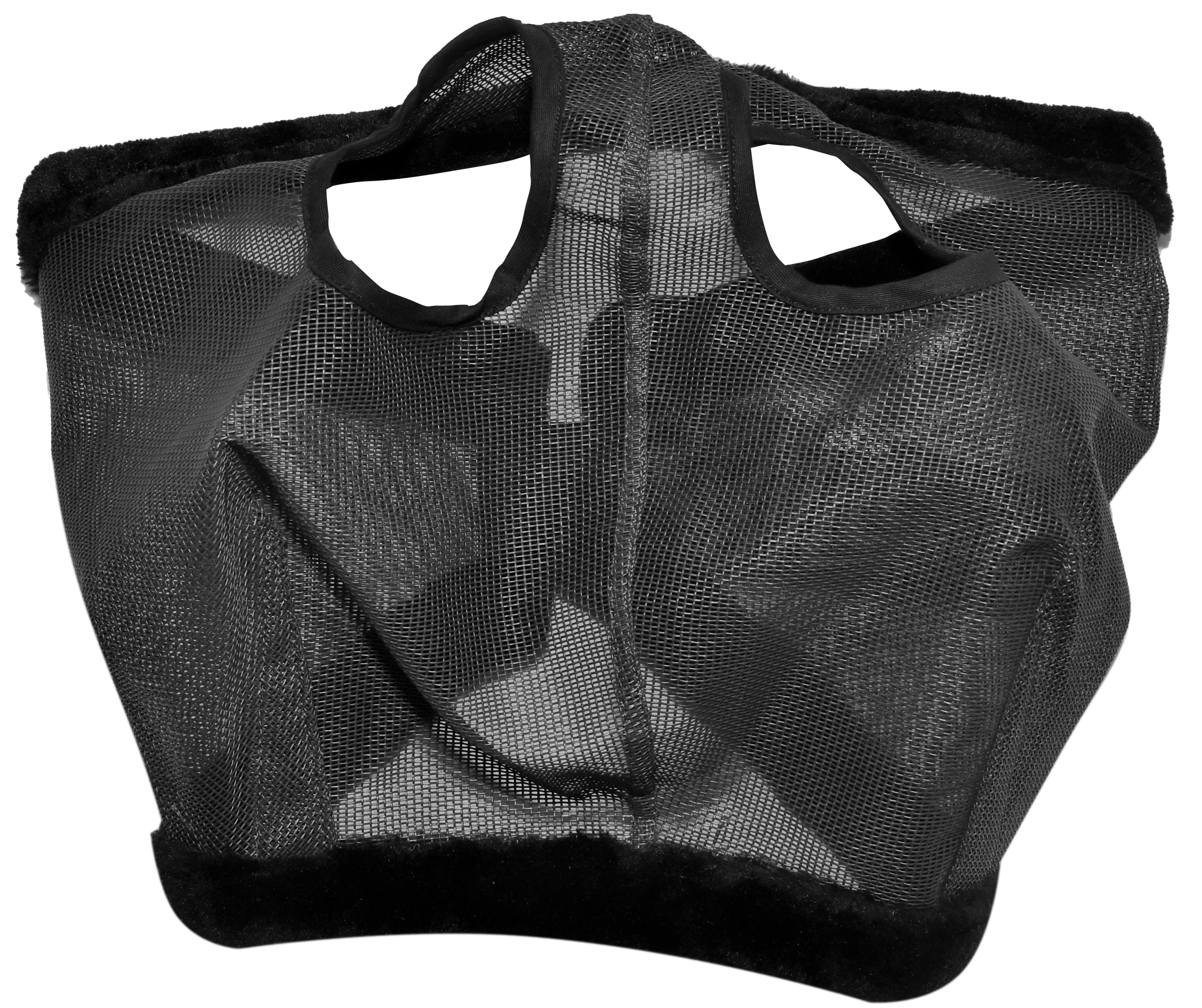 FLY MASK BLACK PVC MESH - (705-5000)